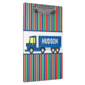 青いセミトラックのクリップボパーソナライズされたード クリップボード (右)