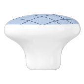 青いセラミックスノブの引っ張りで囲まれた セラミックノブ (側面)