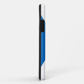 青いセント・アンドリュースのスコットランドSaltireの白の旗 Case-Mate iPhoneケース (裏面/右)