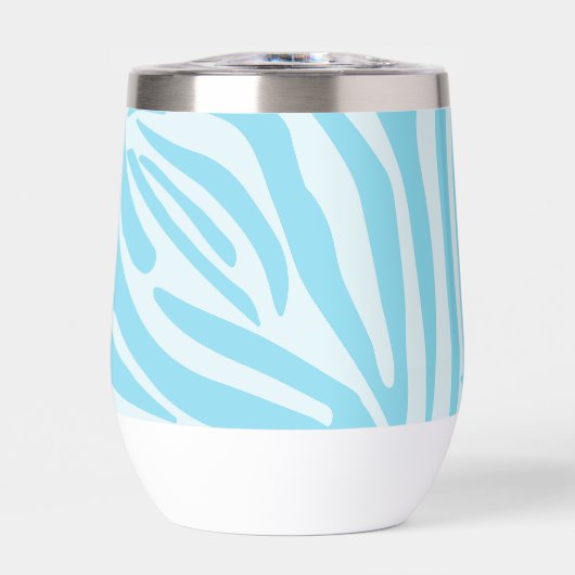 青いゼブラパターン (正面)