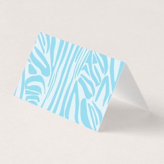 青いゼブラパターン (裏面)