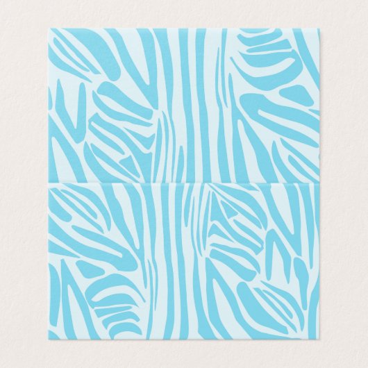 青いゼブラパターン (外部フラット)