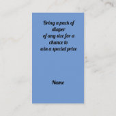 青いゾウのエンクロージャカード2枚 エンクロージャーカード (裏面)