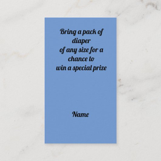 青いゾウのエンクロージャカード2枚 エンクロージャーカード (裏面)