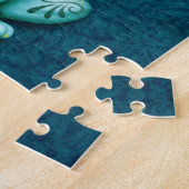 青いゾンビの砂糖の子ネコ ジグソーパズル (側面)