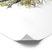 青いタイトマウス、 ポスター (角)