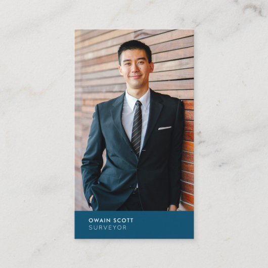 青いタイモダントル 名刺 (正面)