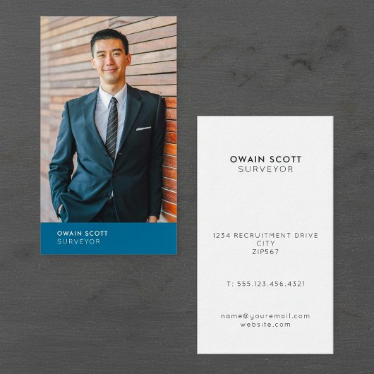 青いタイモダントル 名刺