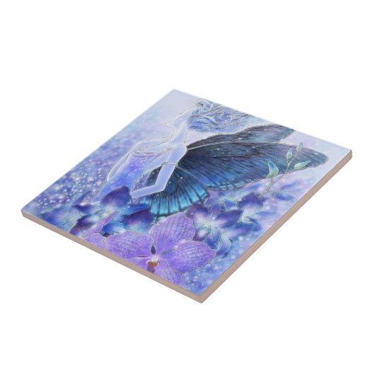 青いタイルの陰 タイル (側面)