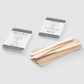 青いタイル結婚のサービスファンの順序 ハンドファン (組立なし)