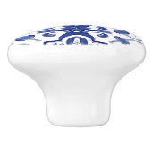 青いタイル，モザイク，マジョリカ， セラミックノブ (側面)