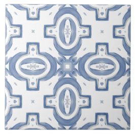 青いタイル，モザイク，マジョリカ， タイル