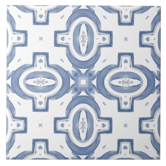 青いタイル，モザイク，マジョリカ， タイル (正面)