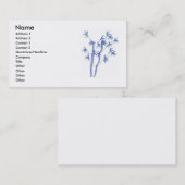 青いタケ名刺 名刺 (正面/裏面)