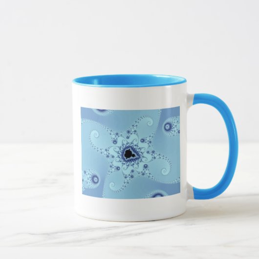 青いタコのマグカップ マグカップ (右)