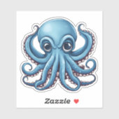 青いタコの防水性 シール (シート)