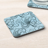 青いタコ コースター (左側)
