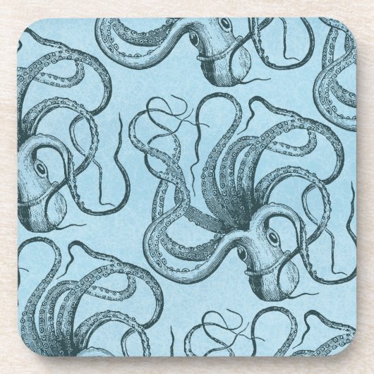 青いタコ コースター (正面)