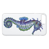 青いタツノオトシゴの魔法 Case-Mate iPhoneケース (裏面(横))