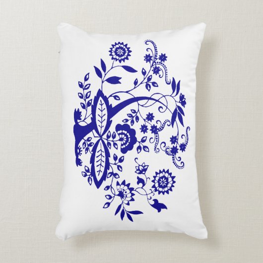 青いタマネギのスタイルの要素は個人化なります アクセントクッション (正面(垂直))