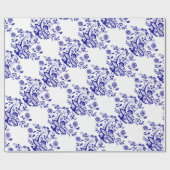 青いタマネギのスタイルの要素 ラッピングペーパー (フラット)