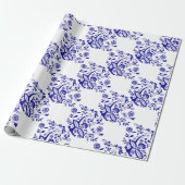 青いタマネギのスタイルの要素 ラッピングペーパー (アンロールド)