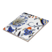 青いタマネギのヴィンテージの中国のプレートパターン タイル (側面)