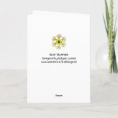 青いタリスマン カード (裏面)