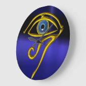 青いタリスマン ラージ壁時計 (傾斜)