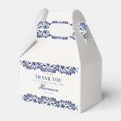 青いタレヴェラ・タイル スペイン風祭り ウェディング デザート フェイバーボックス (裏面サイド)