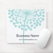 青いタンポポのカスタマイズ可能なマウスパッド マウスパッド (マウス)