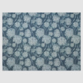 青いタンポポのパターンの分離 薄葉紙 (正面)