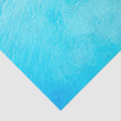 青いターコイズ渦巻カリブのき海 薄葉紙 (詳細)