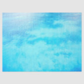 青いターコイズ渦巻カリブのき海 薄葉紙 (正面)