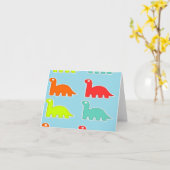 青いダイノス カード (黄色い花)