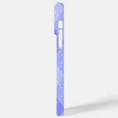 青いダイヤモンドのパタアーガイルーンの濃淡 Case-Mate iPhoneケース (裏面 / 左)