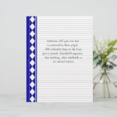 青いダイヤモンドカスタマイズページ、独自の文字 (スタンド正面)