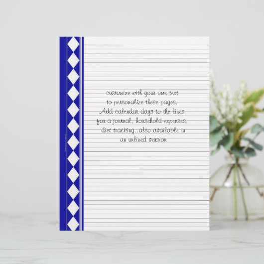 青いダイヤモンドカスタマイズページ、独自の文字 (スタンド正面)