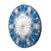 青いダイヤモンド ダーツボード (正面右)