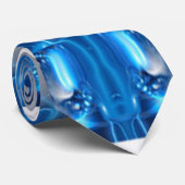 青いダイヤモンド ネクタイ (ロール)