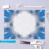 青いダイヤモンド 薄葉紙 (クラフト)