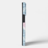 青いダイヤ柄 Case-Mate iPhoneケース (裏面 / 右)
