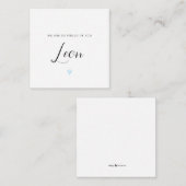 青いダイヤ誇りを持ったモンドのカードを持って エンクロージャーカード (正面/裏面)