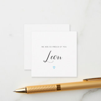 青いダイヤ誇りを持ったモンドのカードを持って エンクロージャーカード