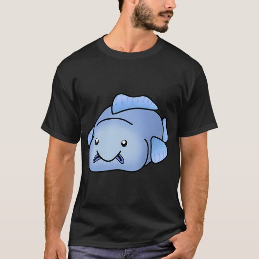 青いダシマグロ Tシャツ (正面)