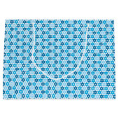 青いダビデの星 ラージペーパーバッグ (正面)