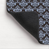 青いダマスクマウスパッド マウスパッド (コーナー)