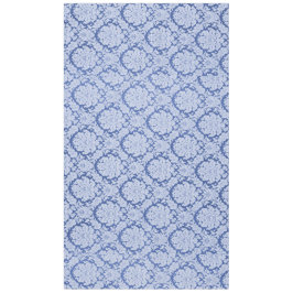 青いダマスク織のクラシックの数々のサイズ テーブルクロス