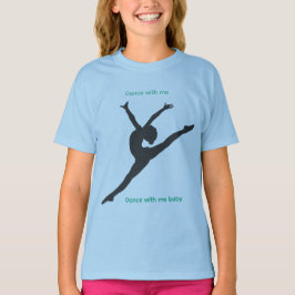 青いダンサーがプリントされたプレイグラウンドTシャツ Tシャツ