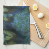 青いダンサーたち（ブルー・ダンサーズ）by エドガール・ドガ、ヴィンテージ印象派 キッチンタオル (四つ折り)